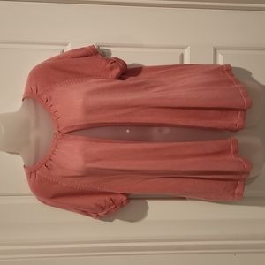 Women's short sleeve cardigan size XL